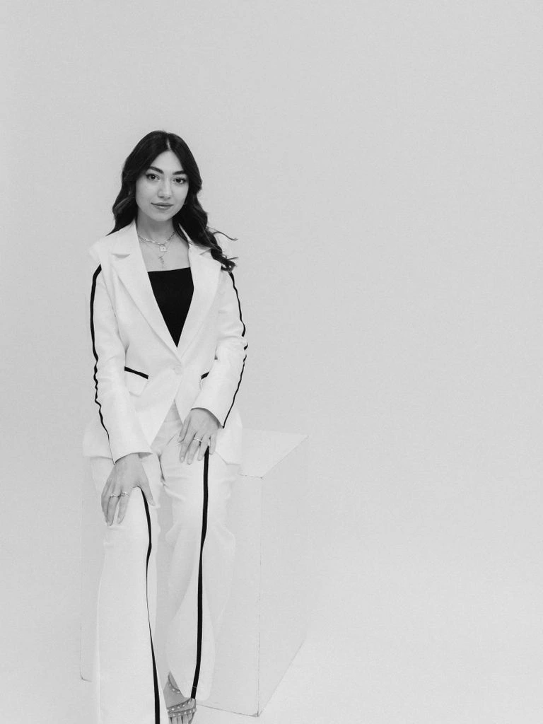 Hanna Bonn, founder and brand strategist, photographed at the Brooklyn studio.
